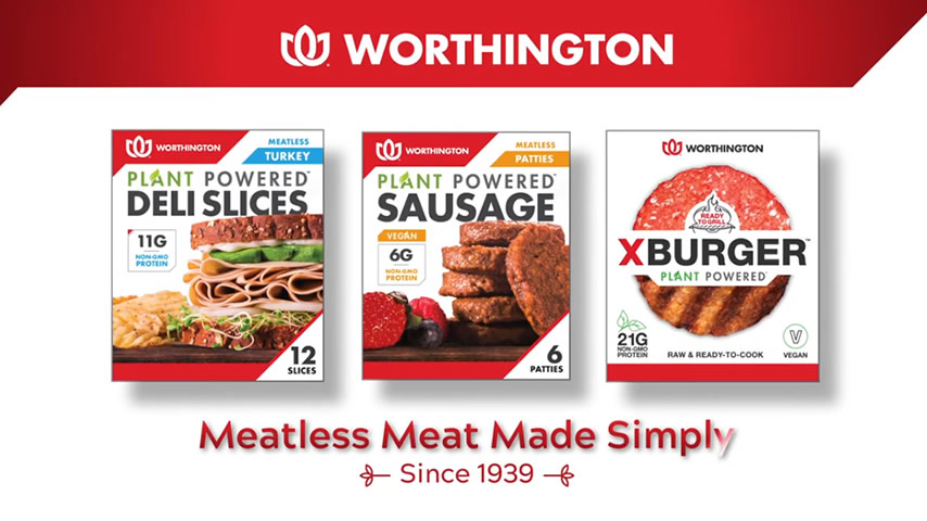 About WORTHINGTON® Meatless Meat Made Simply since 1939